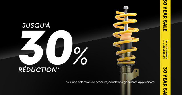 Des réductions jusqu’à -30% chez KW !
