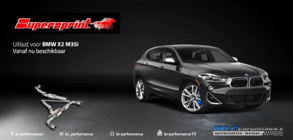 [BMW X2 M35i] Uitlaat Supersprint beschikbaar ...