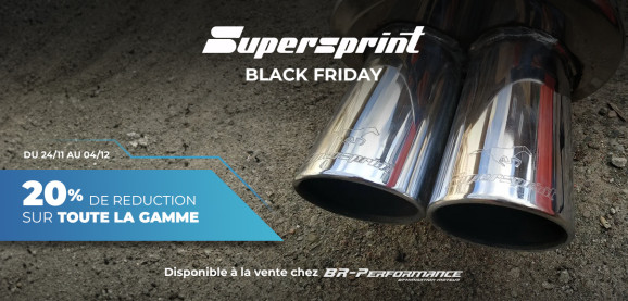 [BLACKFRIDAY]-20% sur les échappements Supersprint