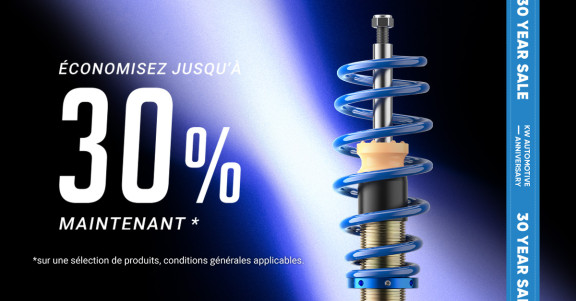 Des réductions jusqu’à -30% chez KW !