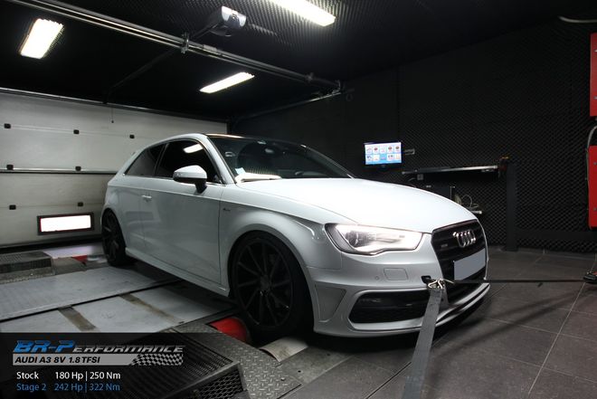 Audi A3 A3 Berline 8V Mk1 1.8 TFSi stage 2 BR Performance Bordeaux