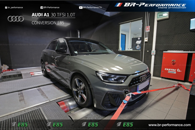 Audi A1 GB 30 TFSI - (1.0T) E85 - BR-Performance Toulouse - Reprogrammation  moteur, préparation moteur, optimisation moteur