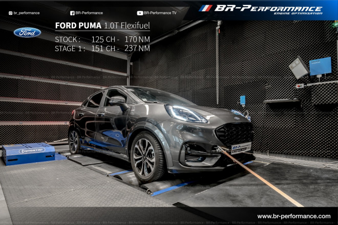 Verplicht Oceaan onstabiel Ford Puma 1.0T Flexifuel stage 1 - BR-Performance Bayonne - Professional  chiptuning
